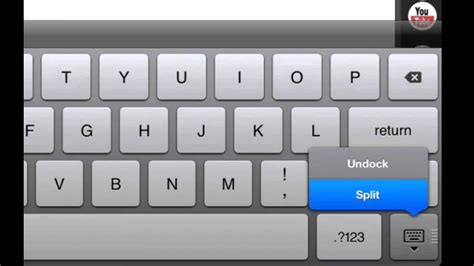 Split Keyboard For Ipad Youtube