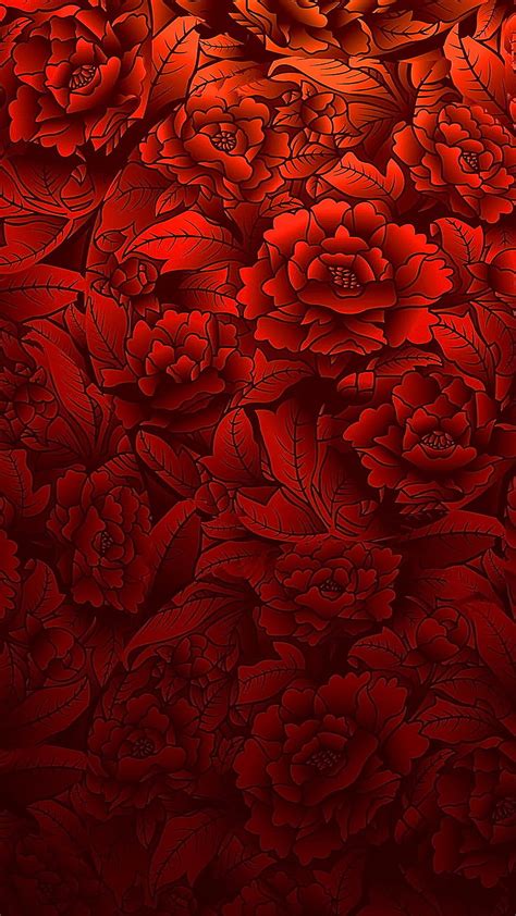 Update 63 Wallpaper Red Floral Incdgdbentre