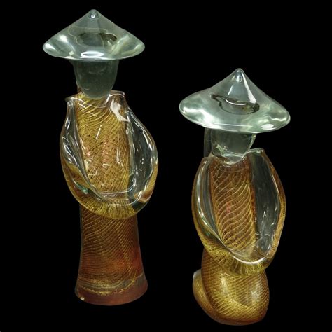 Huge Murano Glass Chinese Figures Kodner Auctions
