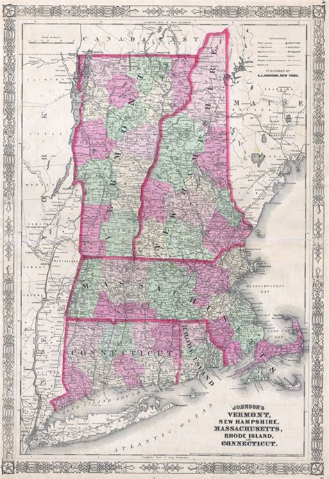Johnsons Vermont New Hampshire Massachusetts Rhode Island And