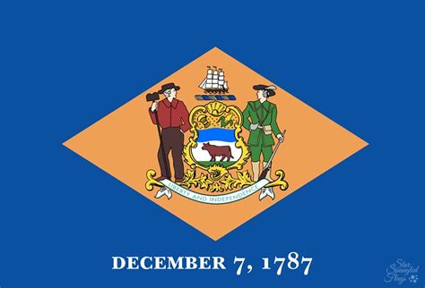 Flag Of Delaware State Sales Buy Nylon Star Spangled Flags