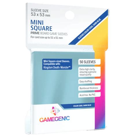 Obaly Gamegenic PRIME Mini Square sized 53x53 (50 ks) - obaly na karty | iHRYsko - spoločenské ...