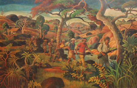 Kecenderungan seni rupa eropa barat pada zaman itu ke demikianlah artikel mengenai penjelasan tentang pengertian seni lukis : Lukisan Para Pejuang Kemerdekaan karya Kartono Yudhokusumo ...