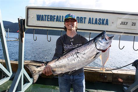 How To Fish For King Salmon Waterfall Resort Alaska