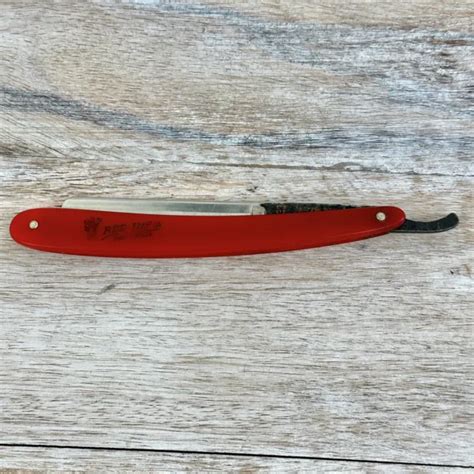 vintage ludo shear and razor works red imp 133 straight razor 5 8 germany cb 46 00 picclick