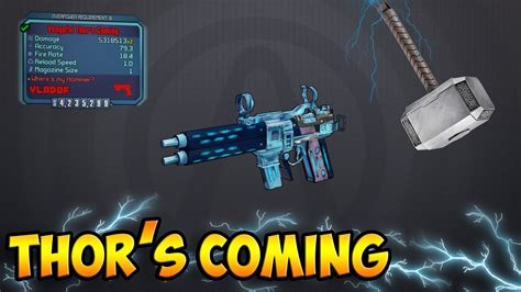 Borderlands 2 Thors Coming Modded Infinity Pistol Modded Weapon