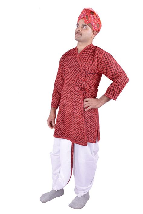 Indian Traditional Ethnic Mens Cotton Dhoti Kurta Turban Etsy