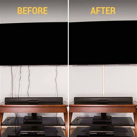 33 Ways To Hide All The Eyesores In Your Home Hiding Tv Cords On Wall