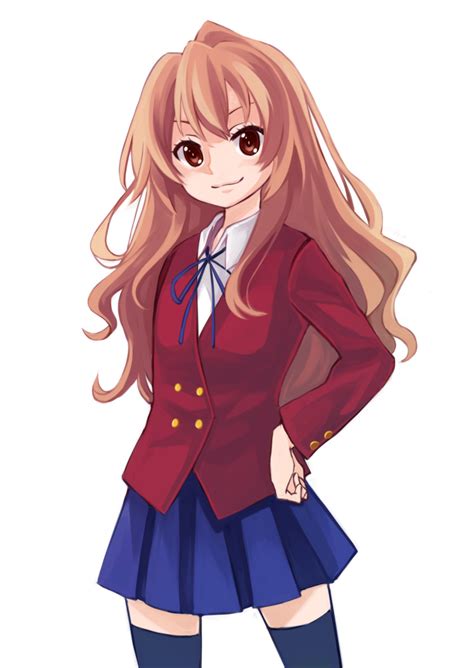 Safebooru 1girl Aisaka Taiga Brown Eyes Brown Hair Chio Kitsune Highres Long Hair School