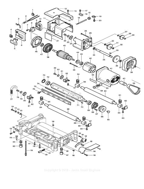 Makita 2012nb Parts Diagram For Assembly 1