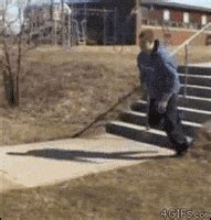 Stair Fails Funny GIFs Of People Falling Down Stairs