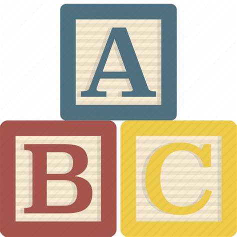 Alphabet Blocks Building Letter Toy Icon Download On Iconfinder