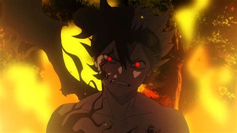 Black Clover Asta Demon Eyes Red Eyes Fire Anime Boys Wallpaper