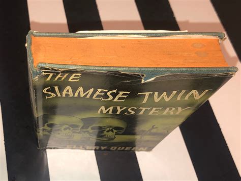 The Siamese Twin Mystery by Ellery Queen (1946) hardcover book