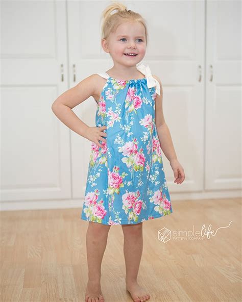 Big Labels Small Prices Satin Floral Pillowcase Dress Girls Outfit