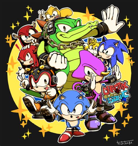Classic Sonic And Team Chaotix Classic Sonic Sonic The Hedgehog