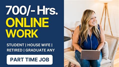 Online Part Time Job Earn 9 Per Hrs Work From Home Job Best Part