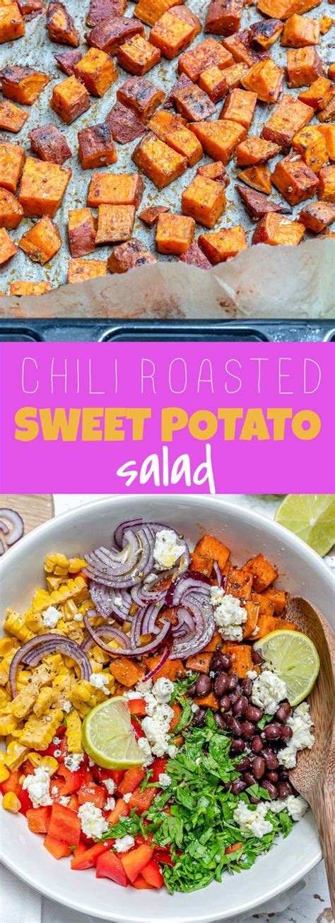 Chili Roasted Sweet Potato Salad For Delicious Clean Eats Recipe Salad With Sweet Potato