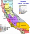 East Coast Vs. West Coast-california-county-map-today.gif | County map ...