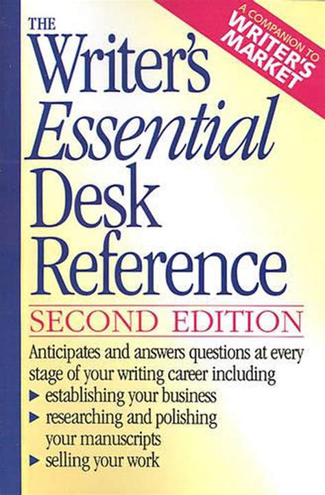 The Writers Essential Desk Reference By Writers Digest Books English