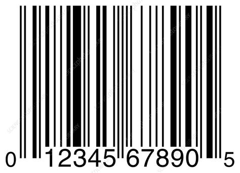 Upc A Barcode Stock Image C0279295 Science Photo Library