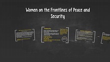 Women on the Frontlines of Peace and Security by Meredith Nass
