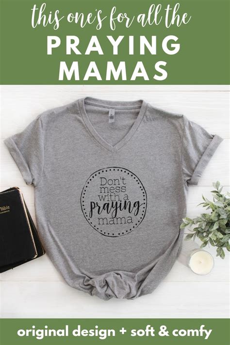 Christian Mom T Shirt Praying Mama T Shirt Comfy Mama Tee Etsy