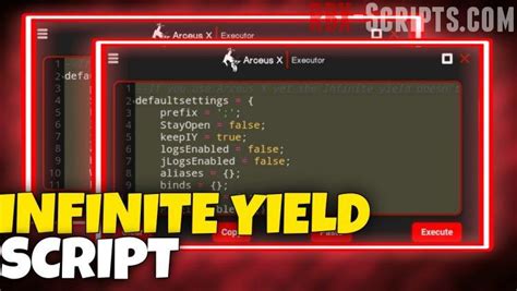 Infinite Yield Script Rbx Scripts