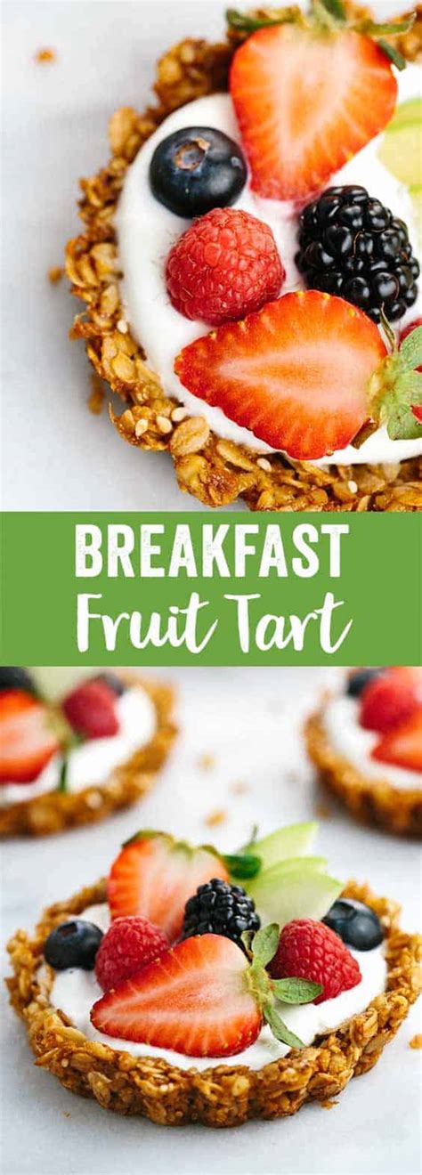 Breakfast Granola Fruit Tart With Yogurt Recipe Jessica Gavin