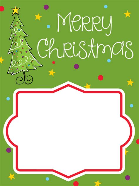 Printable Christmas T Card Holders T Card Template Print