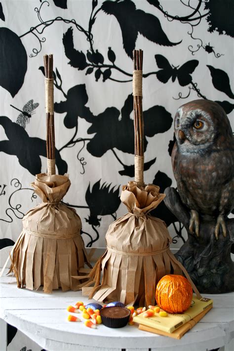 A Treat Bag Disguised As A Witches Broom