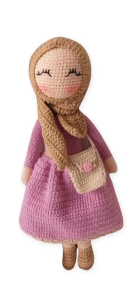 Crochet Hijab Doll Amigurumi Muslim Doll Muslim Dolls For