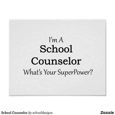 School Counselor Poster Zazzle School Counselor Posters Counselor