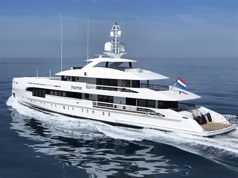 Home Yacht 50m Hybrid Luxury Motor Yacht By Heesen
