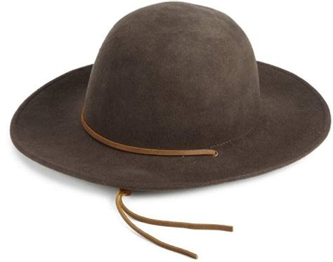 Brixton Tiller Wide Brim Felt Fedora Hat In Brown For Men Lyst