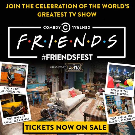 Friendsfest The Ultimate Friends Celebration By Comedy Central Uk