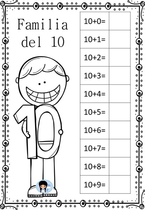 El Mundo Del Preescolar Familia De Los N Meros