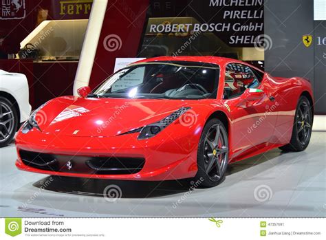 Ferrari 458 Italia Sports Car Editorial Photo Image Of