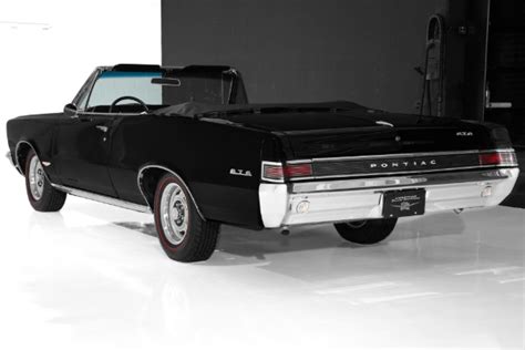 1965 Pontiac Gto Convertible Triple Black Phs