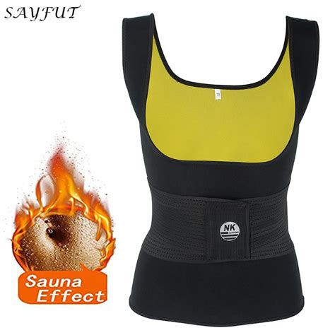 Neoprene Sweat Waist Trainer Vest For Weight Loss Sauna Suit Effect