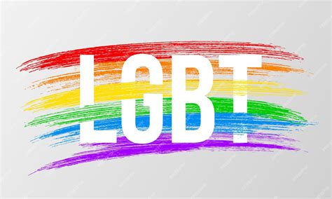 Bandeira Da Comunidade Lgbt Símbolo Do Orgulho Gay Lésbico Movimentos