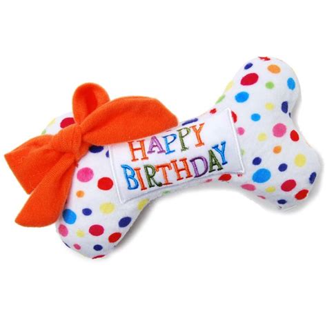 Happy Birthday Bone Dog Toy Happy Birthday Dog Dog Toys Happy Birthday