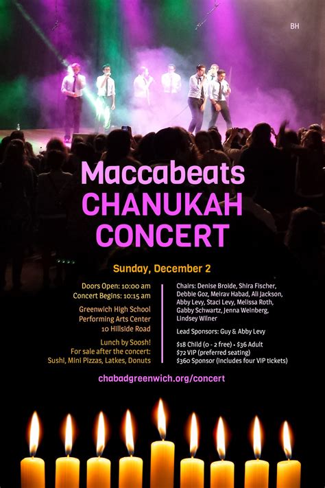 Chabad Of Greenwich Announces Chanukah Concert And Menorah Lighting