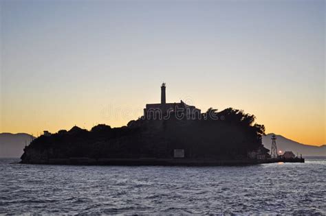 Alcatraz Island Sunset Bay Prison Lighthouse San Francisco