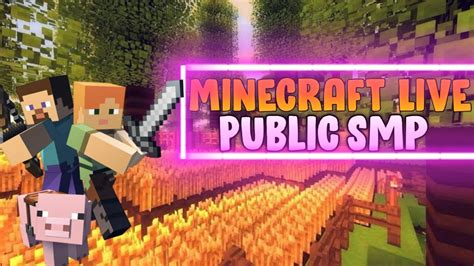 Minecraft Live Public Smp Mcpe Live In Hindi Cracked Smp Live Youtube