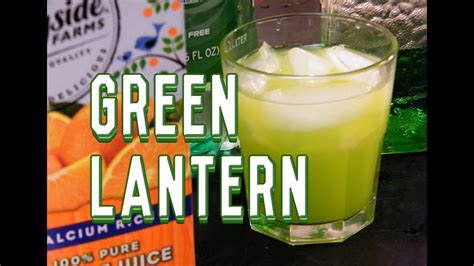 Green Lantern Drink Recipe Youtube