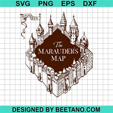 Marauders Map, Map Design, Silhouette Studio Designer Edition, Free Svg