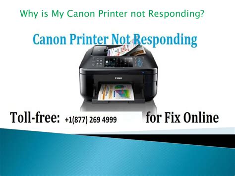 Ppt Why Your Canon Printer Is Not Responding Powerpoint Presentation