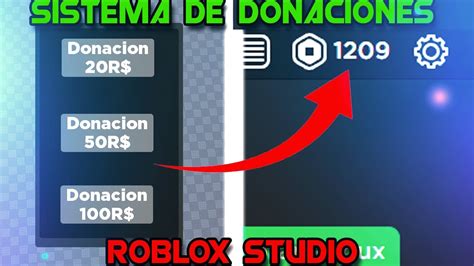 🤑sistema De Donaciones Para Tu Juego De Roblox Roblox Studio Youtube