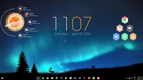 How To Customize Windows 10 Desktop Wigdets Rainmeter Skins Themes